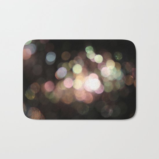 Bubbly Bokeh Bath Mat