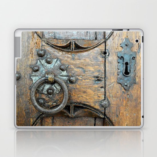 Church door Laptop & iPad Skin