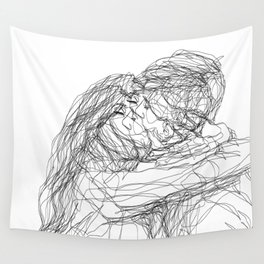 make-out? (B & W) Wall Tapestry