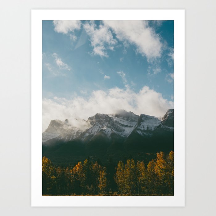 Golden Hour over Canmore | Alberta, Canada | Landscape Photography Art Print
