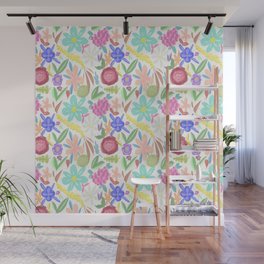 Flowers Pattern Wall Mural