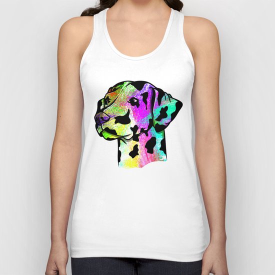Dalmatian Unisex Tank Top