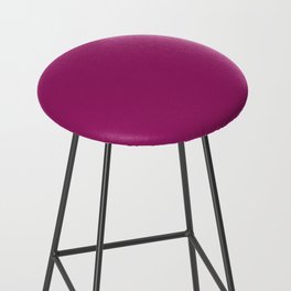 Orchid Flower 150-38-31 Deep Pink Purple Solid Color 2022 Colour of the Year Bar Stool