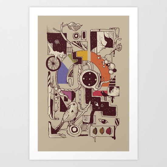Somewhere Art Print
