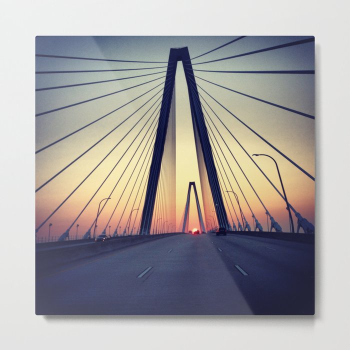 Charleston Bridge South Carolina  Metal Print