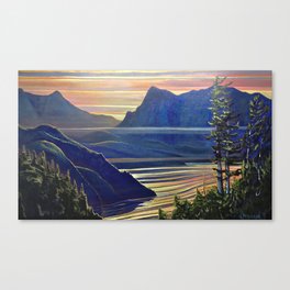 First Light Over Gambier Canvas Print