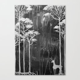 White Forest Canvas Print