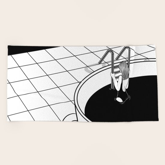 Morning Swim Beach Towel