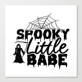 Spooky Little Babe Canvas Print