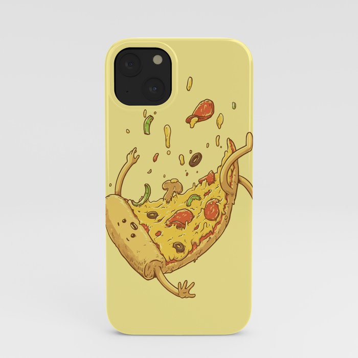Pizza fall iPhone Case