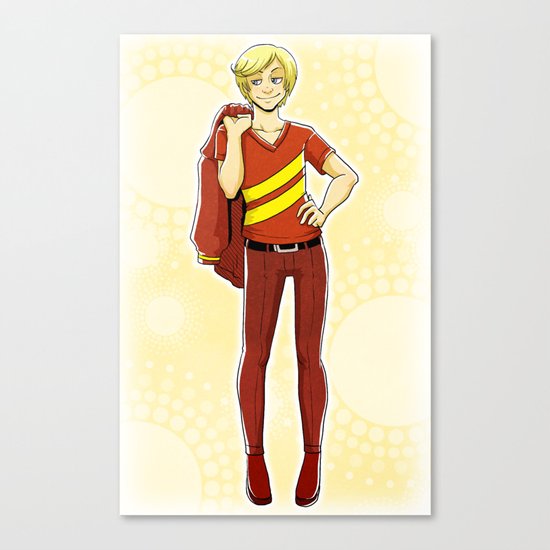 Boy Lollipop Canvas Print