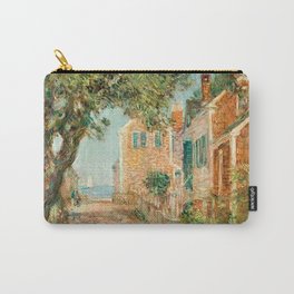 Classical Masterpiece 'Provincetown, Cape Cod' by Frederick Childe Hassam Carry-All Pouch