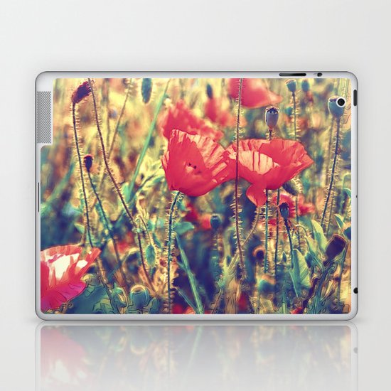 Morning Light - Poppy Field Laptop & iPad Skin