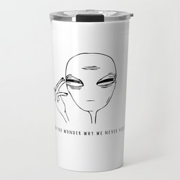 Alien smoking Travel Mug