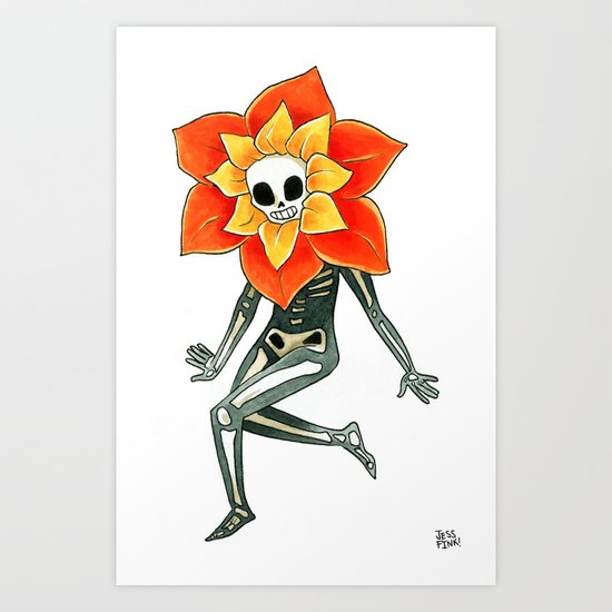 Caléndula Art Print