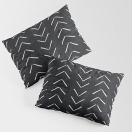 Boho Big Arrows in Black and White Pillow Sham