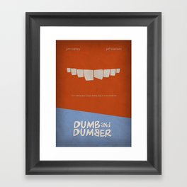 Dumb and Dumber Framed Art Print