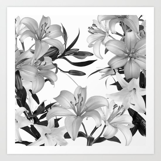 Glorious Lilies 2 Art Print