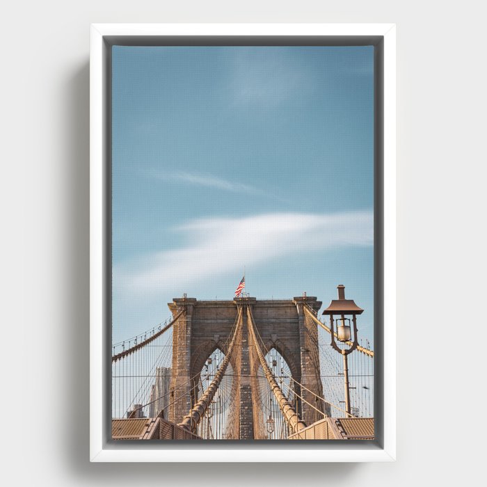 Brooklyn Bridge | NYC  Framed Canvas