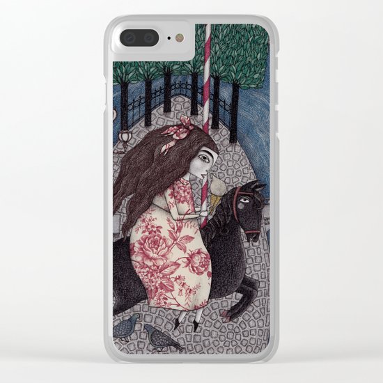 My Summer Days Clear iPhone Case