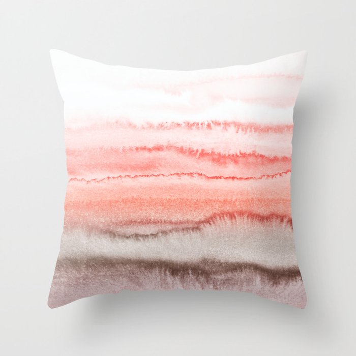 WITHIN THE TIDES CORAL DAWN Throw Pillow