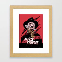 Freddy Krueger Framed Art Print