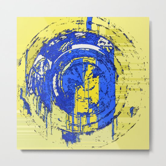 BLU Metal Print