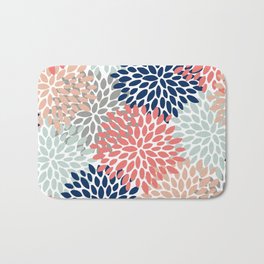 Floral Pattern Bath Mats For Any Bathroom Decor Style Society6