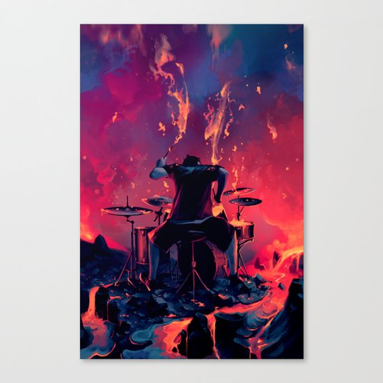 Rage Canvas Print