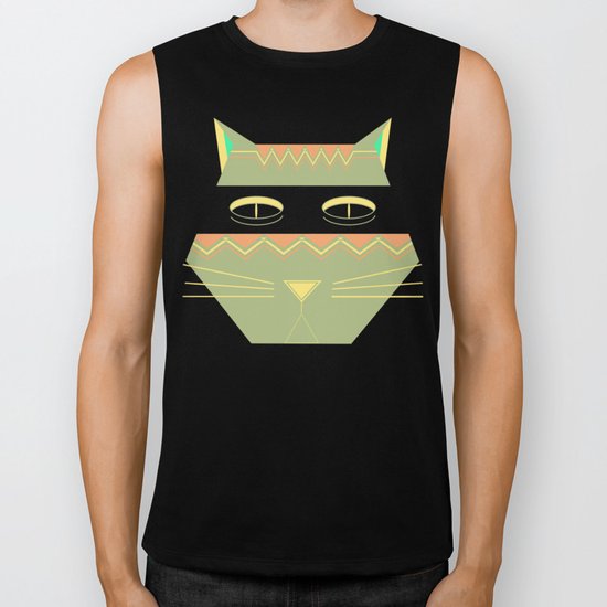 almost in cognito meow Biker Tank