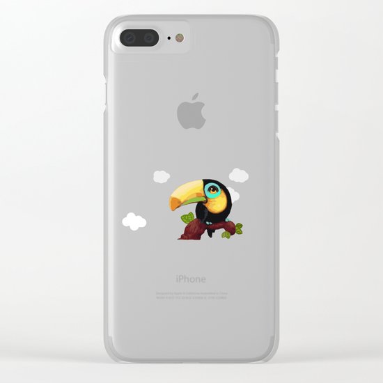 Pequeño Tucán Clear iPhone Case