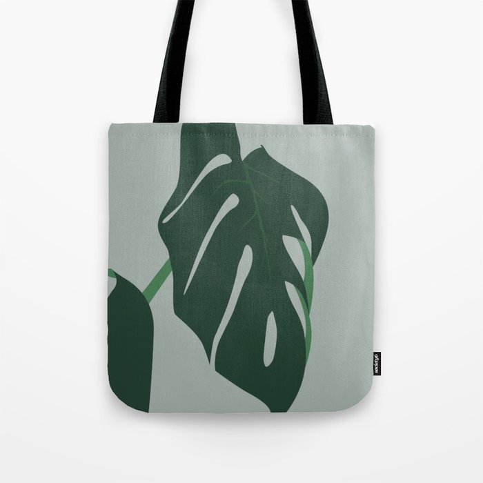 Fig Leaf Nature Print Tote Bag