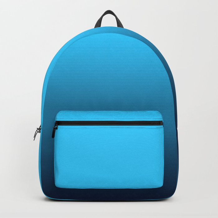 Simply fresh teal blue color gradient - Mix and Match with Simplicity of Life Backpack