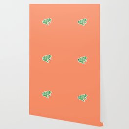 Ribbiting - funny frog pun Wallpaper