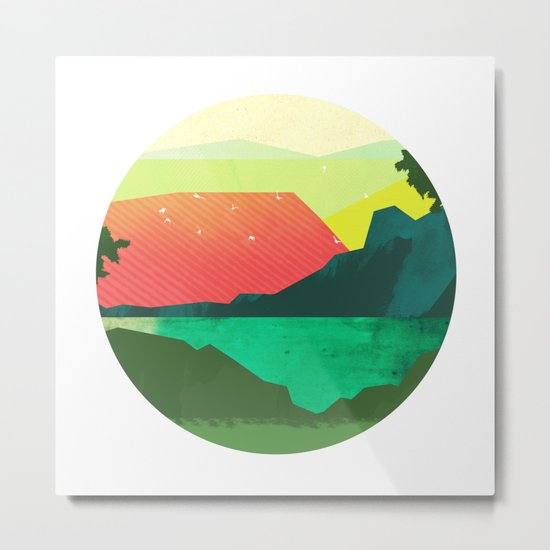 Circlescape Metal Print
