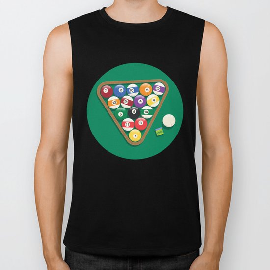 Billiard Balls Rack - Boules de billard Biker Tank