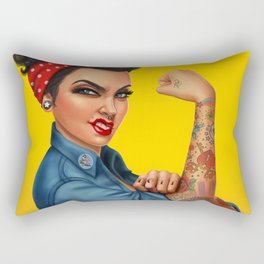 Rosie the Riveter Rectangular Pillow