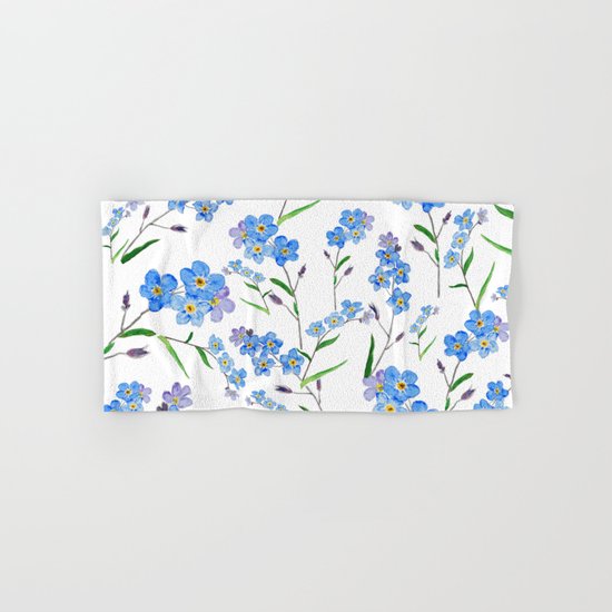 forget me not Hand & Bath Towel