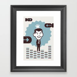 Businessman Framed Art Print