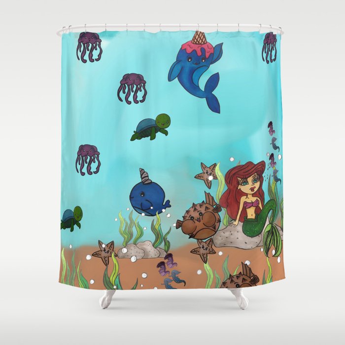 Under The Sea Shower Curtain By Wickedhart Society6