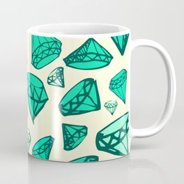 Green Emeralds Coffee Mug