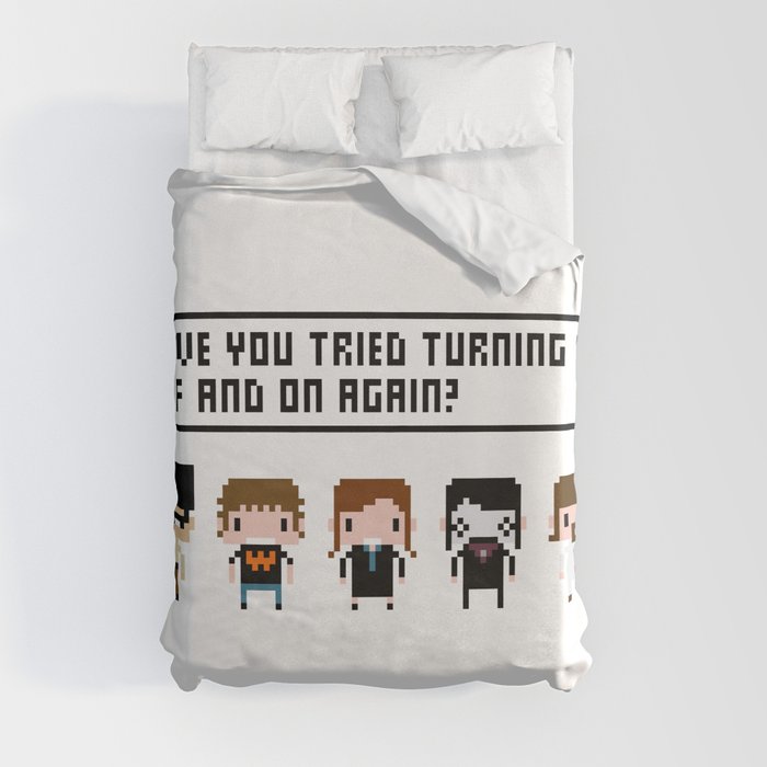 The IT Crowd Characters Duvet Cover