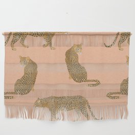 sunset leopards Wall Hanging