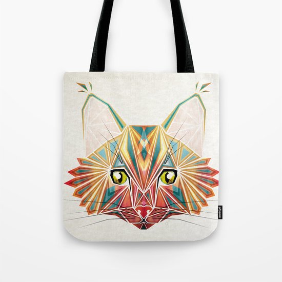 savage cat Tote Bag