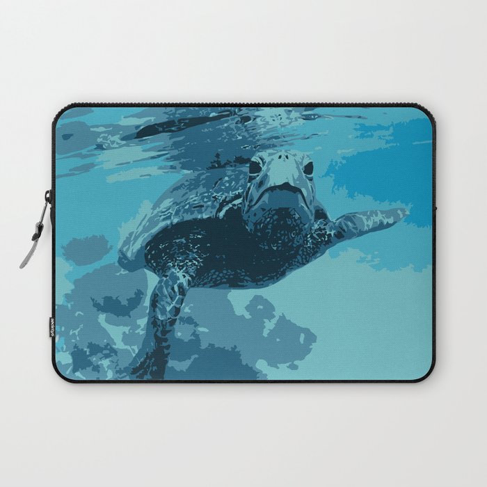 Meet me in Hawaii, sea turtle Laptop Sleeve