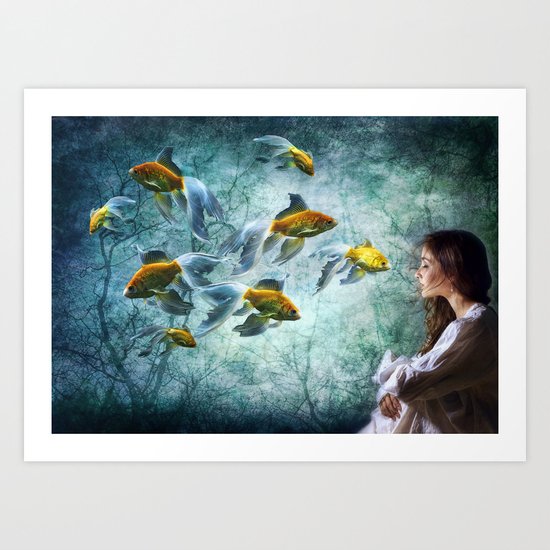 Ocean Deep Dreaming Art Print