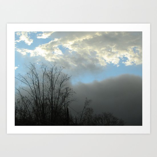 TreeStormCloud Art Print