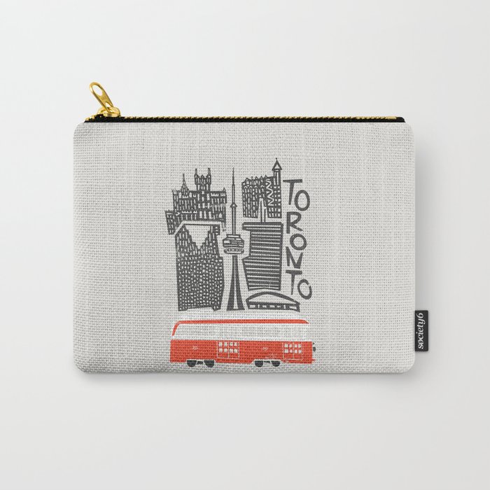 Toronto Cityscape Carry-All Pouch