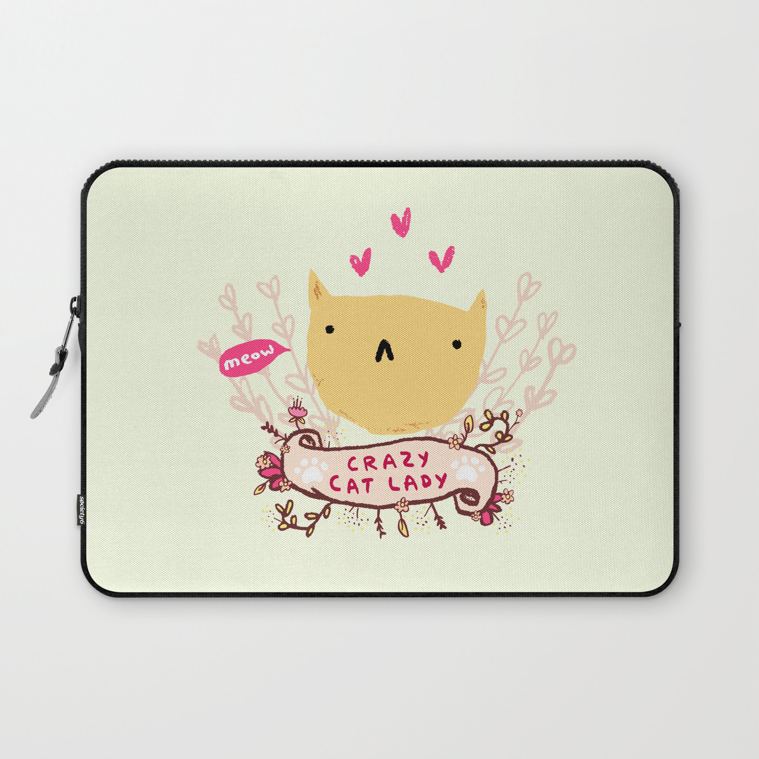 Crazy Cat Lady Laptop Sleeve By Sophiecorrigan Society6
