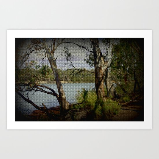 The Mighty Murray River Art Print